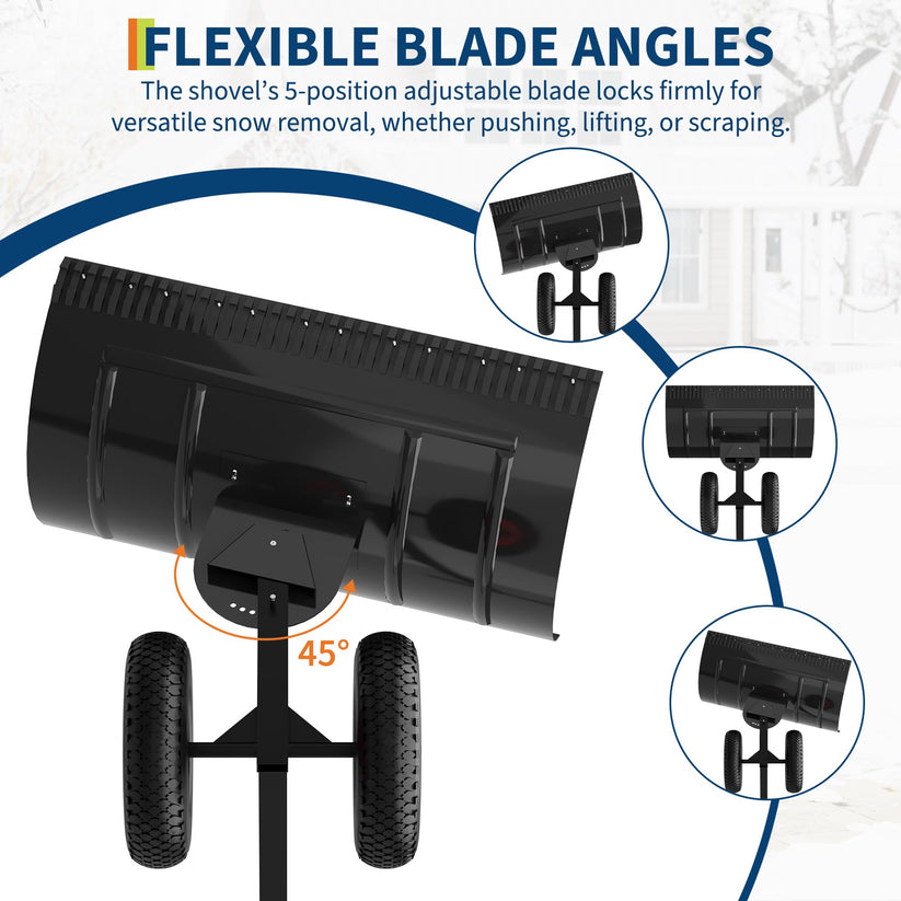 45° verstellbare Schaufel