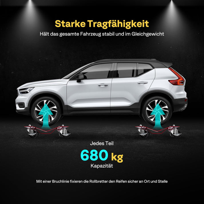 Starke Tragfähigkeit der Auto-Dollys