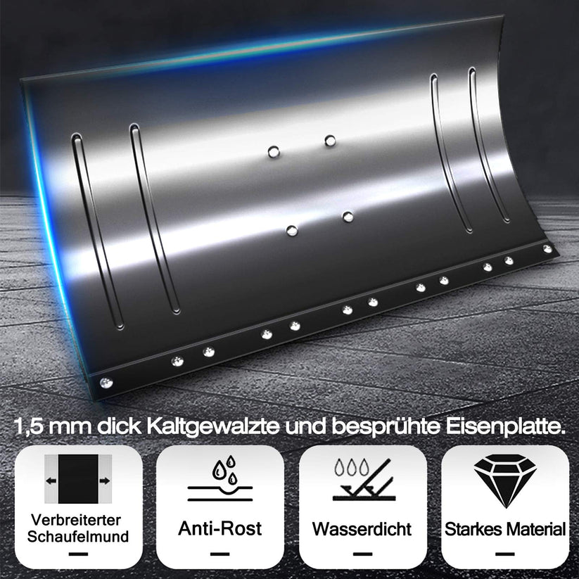 Robuste Materialien des Schneeschiebers