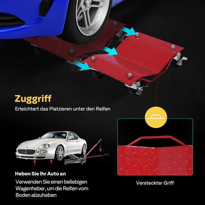 Einfache Handhabung mit verstecktem Griff