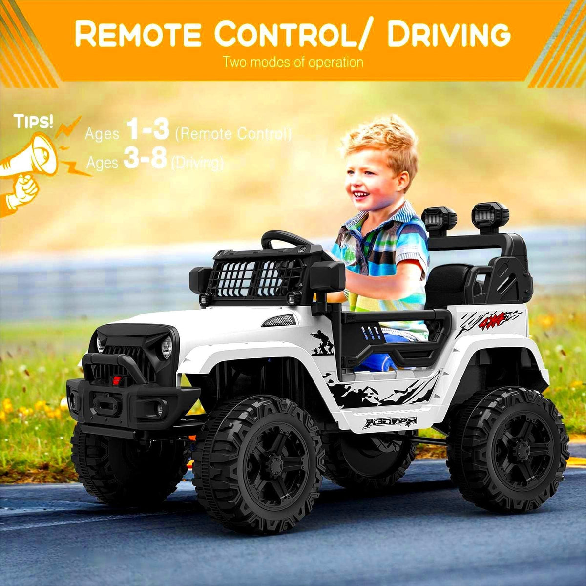 Kinder Elektroauto mit 2,4 GHz Fernbedienung