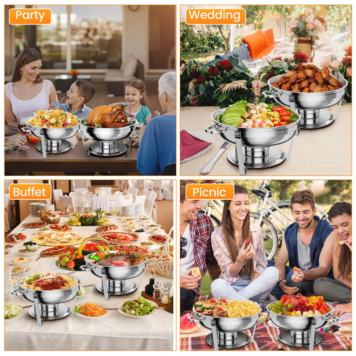 Set Chafing Dish polyvalent