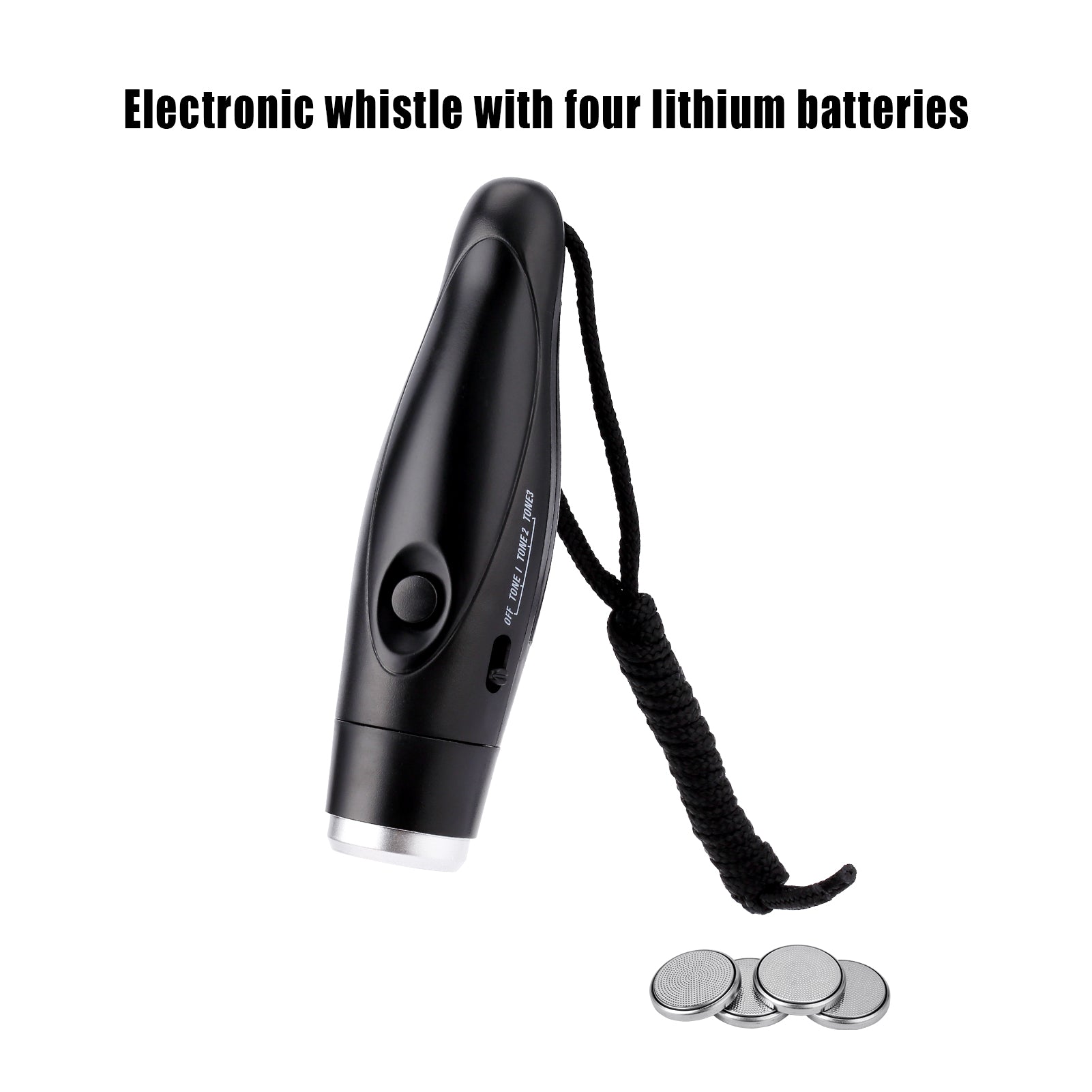 Garvee Elektronische Pfeife Mit Lanyard, 3 Töne, 125 dB, Wiederaufladbar, ABS, Für Sport & Notfälle, Rot