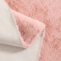 GARVEE Hochflor Teppich Wohnzimmer Schlafzimmer, Waschbar Polyester, Anti-Rutsch, Einfarbig, 75x120cm