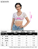 Garvee Damen Traditionelle Weiße Dirndlbluse – Traditionelle Kurzarm-Spitzenbluse für das Oktoberfest, Größe M, Weiß