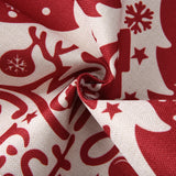 Garvee Weihnachtliche Kissenbezüge 18x18 Zoll Polyester Versteckter Reißverschluss Sofa & Auto Dekoration