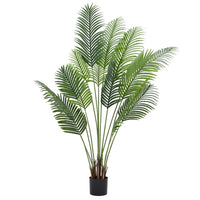 GARVEE Künstliche Palme, 1,8 m hoch, künstliche tropische Palme mit 14 abnehmbaren Stämmen, Kunstpflanzen im Topf für Innen- und Außendekoration