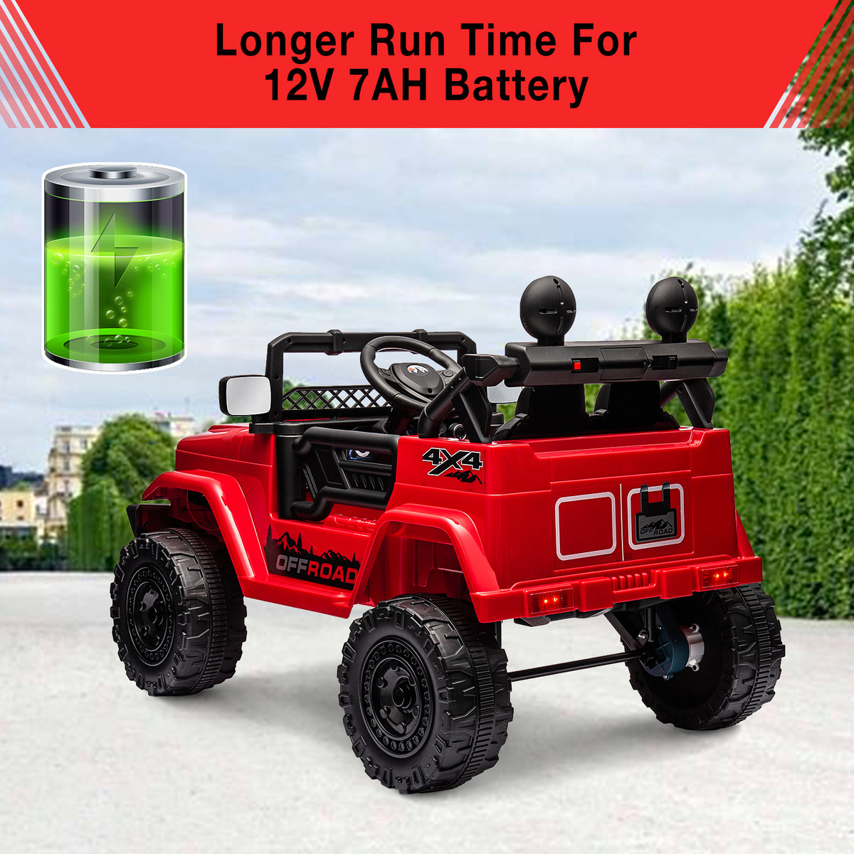 Kinder Elektroauto mit 12 V Akku