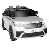 Garvee Weiß Elektro-Kinderauto Land Rover 12V, 2-Sitzer mit Fernbedienung – Für Kinder 3-8 Jahre - Weiß