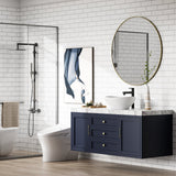 Garvee Weißes Keramik-Badezimmerwaschbecken, Elliptisches Waschbecken 16x13 Zoll, Modernes Design, Hohe Haltbarkeit, Einfache Installation, Für Badezimmer und Bar - 