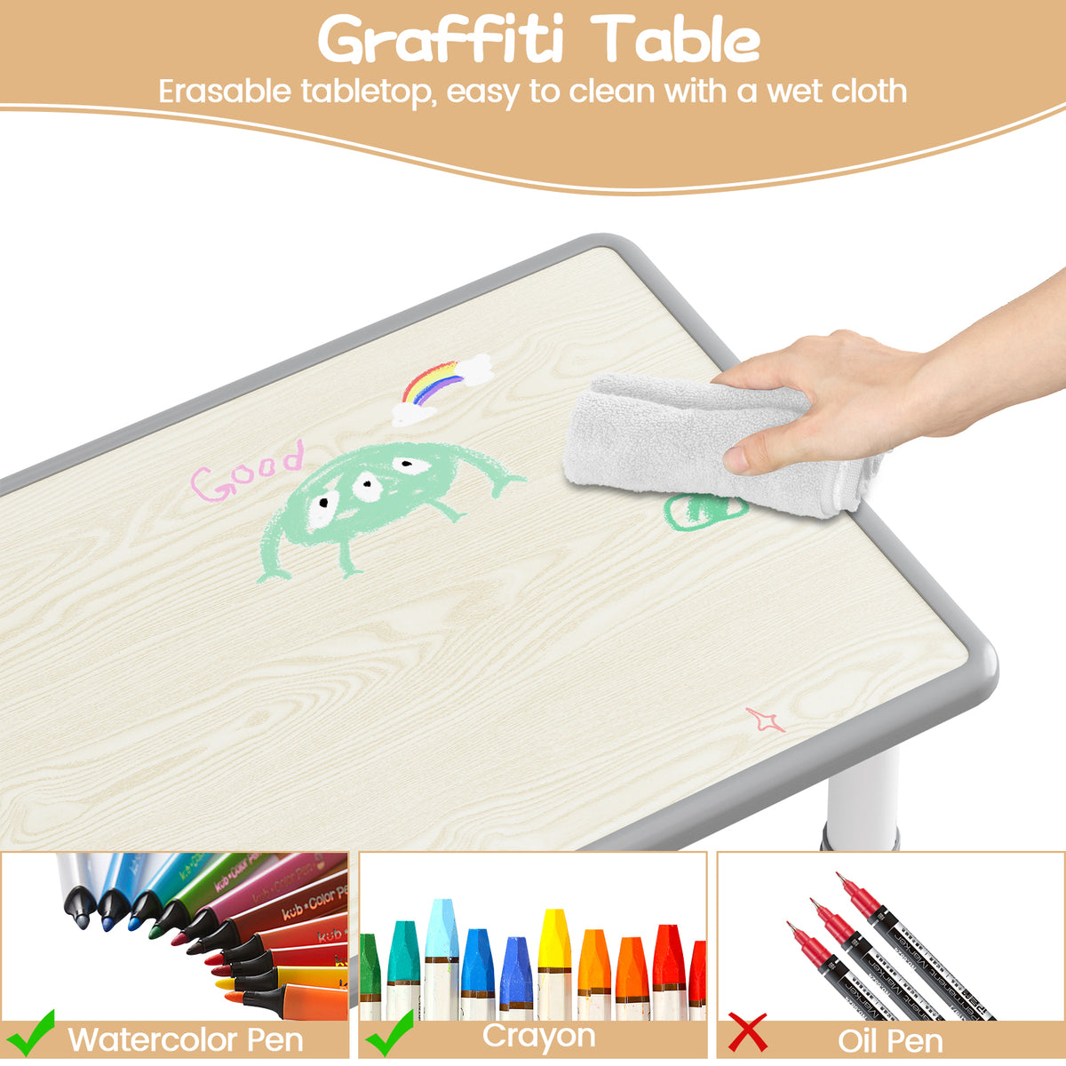Kindertisch-Set