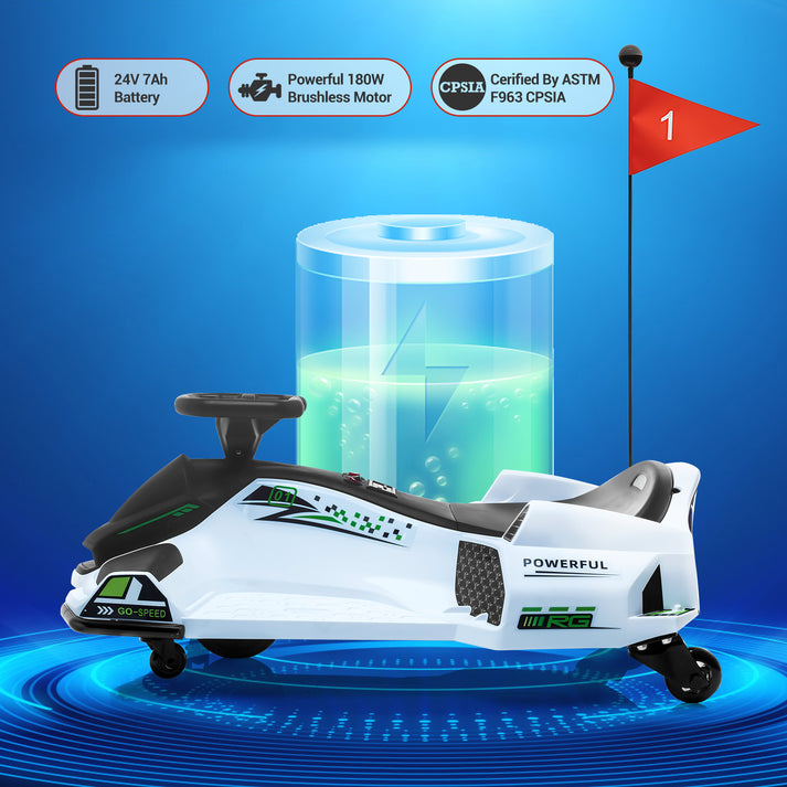 24V Batterie und 180W Motor