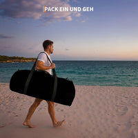Garvee Aufblasbare Schwimmplattform 1.8 x 1.5 m, Für 3–5 Personen, Rutschfest, PVC, Mit Leiter, Für See & Wasser, Gelb