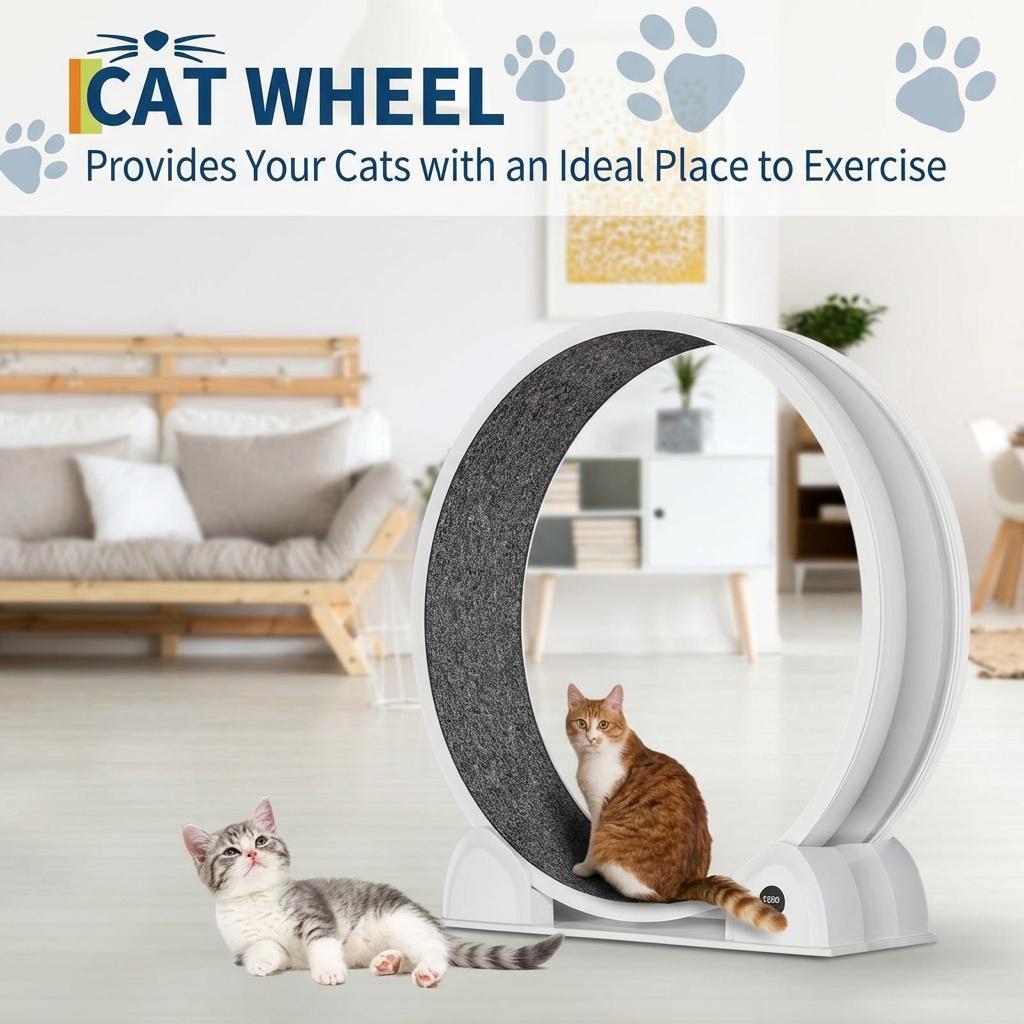 Katzen Fitnessrad stabil und sicher