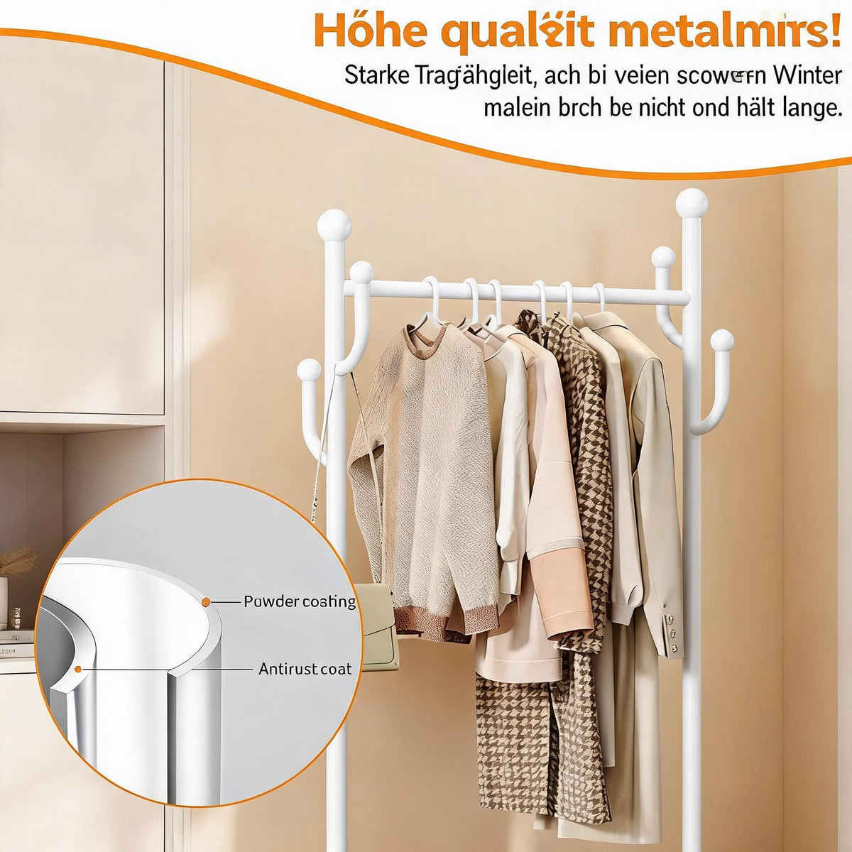 Garderobenständer Schlafzimmer Organisation