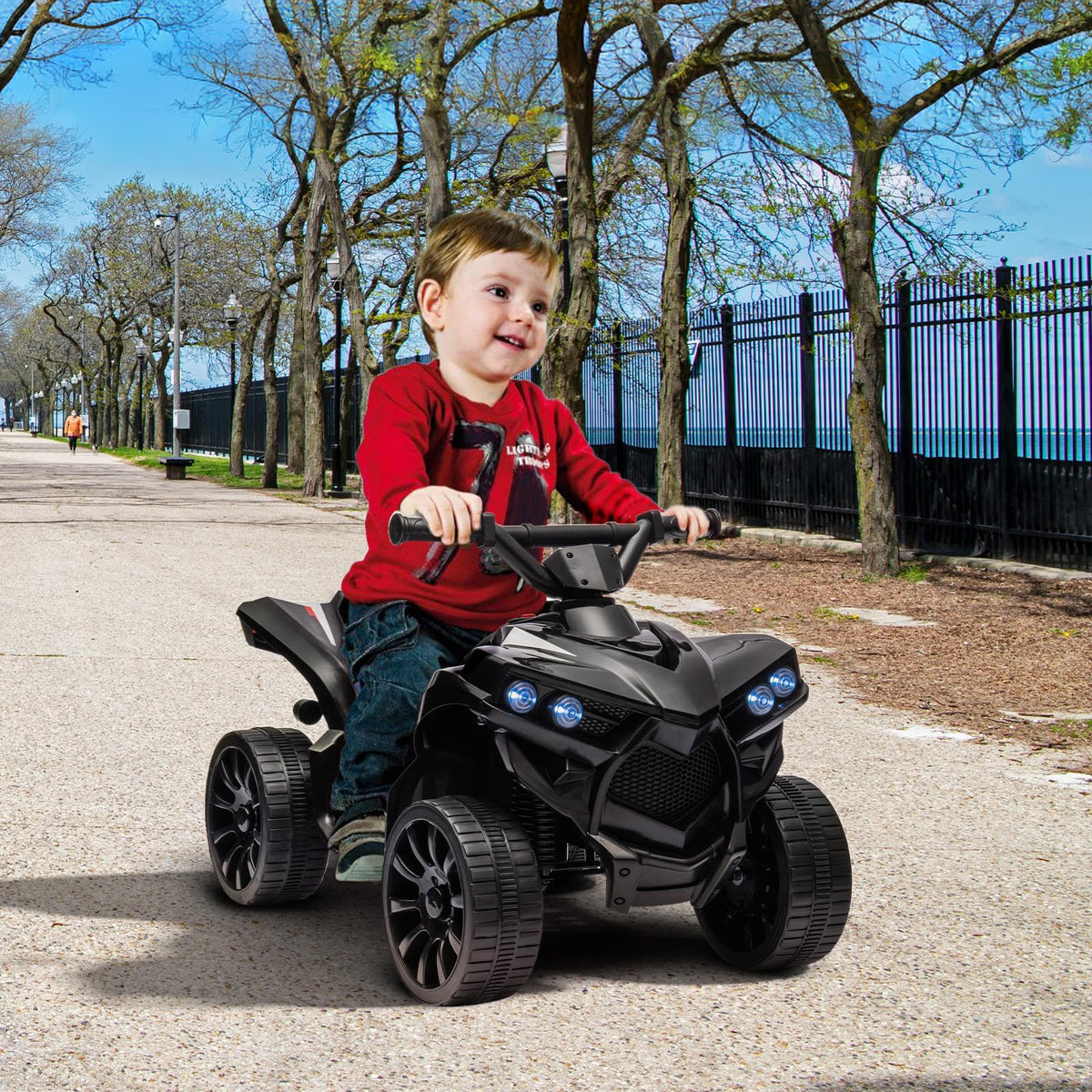 Kinder Elektro Quad mit Musik und LED