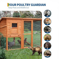 Garvee Drahtgeflecht 1,2×15 m, 1,27 cm Maschen, 19GA Verzinkt, Rostfrei für Garten & Geflügel