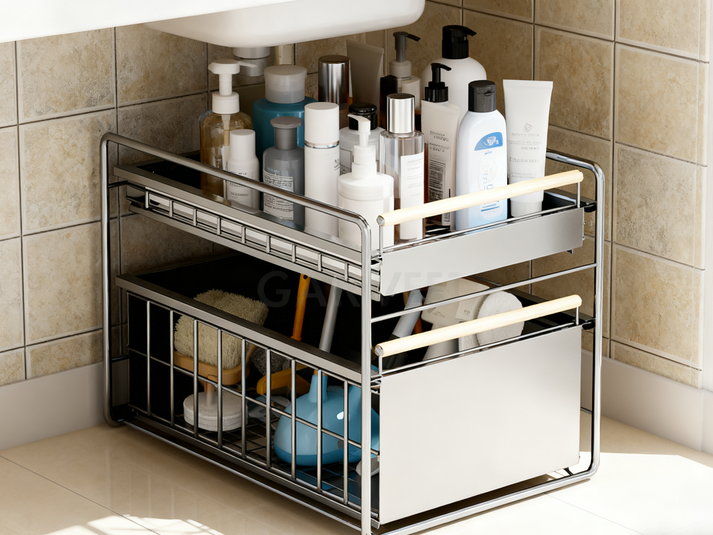 Erhöhte Seitenteile des Organizers