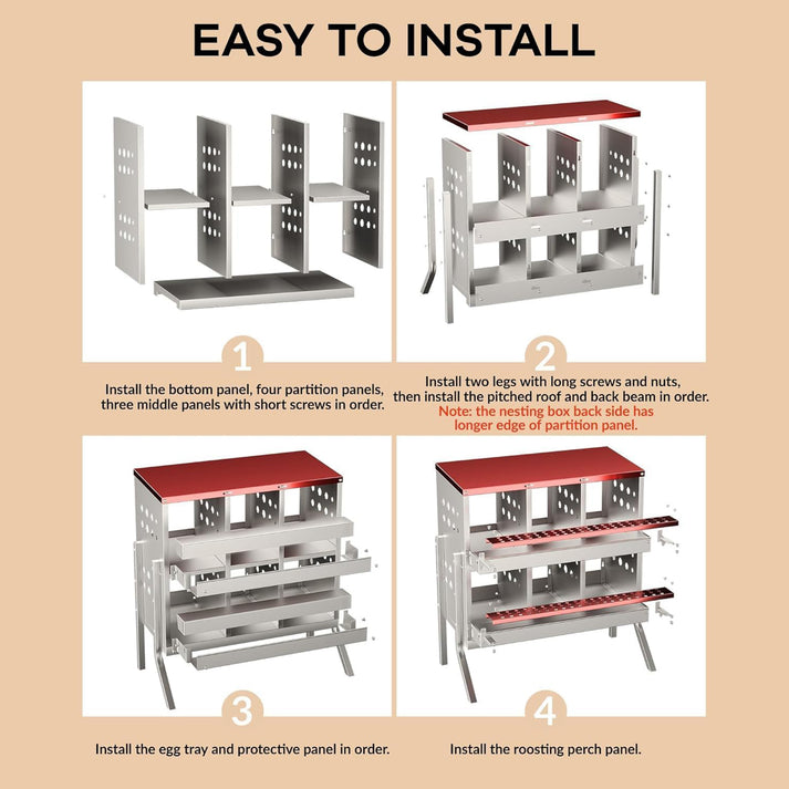Einfache Montage mit integriertem Standfuß