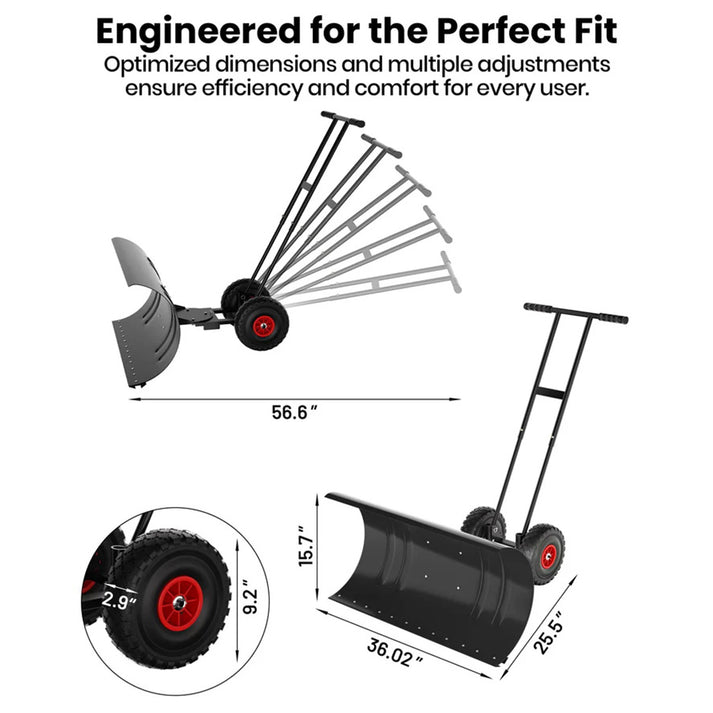 90 cm breite Klinge für effiziente Schneeräumung