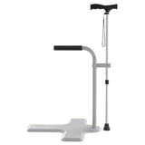 Garvee 2-in-1 Aufstehhilfe für Senioren – Höhenverstellbar, Sicherheitshandgriff, 136 kg Tragkraft, Grau