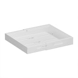 Garvee Küchen-Schrankorganisator mit ausziehbarer Teleskopschublade Garvee, weiß, 34-50 B x 43 T x 5 cm, mit Stauraum - Weiß