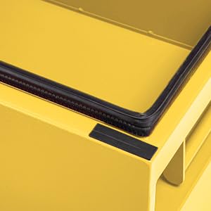 Versteckte Griffe für kratzsicheren Transport