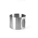 Garvee Teleskopischer Mousse-Ring Aus Edelstahl 6-30 cm Verstellbar Mit Skala 12 cm Hoch Für Familienbacken - Wie gezeigt