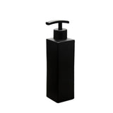 Garvee Matte Schwarze Seifenspender 304 Edelstahl Quadratisch 325ml Für Bad Küche - Schwarz