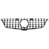 Garvee Doppelte Kühlergrill Sportlich Robust ABS Schwarz Glänzend Schutz Kühler Front für ML W166 2011-2015