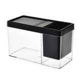 Garvee Aquarium-Starter-Sets Mit Atmungsaktiven Löchern Für Büro, Wohnzimmer, Wohnung, Kleine Größe, Schwarz, Ohne Kaninchen - Schwarz