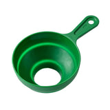 Garvee Trichter, 7 cm, klappbar, mit Schubladen, spülmaschinengeeignet, Silikon & PP, Grün