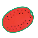 Garvee Schneidebrett in Form einer Wassermelone, dick, für den Hausgebrauch, große Größe, rutschfest, Rot