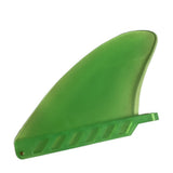 Garvee Surf-Alette 4,6" Weich Flexibel Mit Schraube, Zentrale Weiße Longboard-SUP-Paddleboard-Alette, Ersatz, Grün, Wassersport