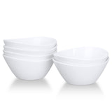 Garvee Keramik Müslischale 6 Zoll Porzellanschalen-Set Weiß Für Müsli Salat Dessert Suppe Mikrowelle Spülmaschinenfest - Standardtitel