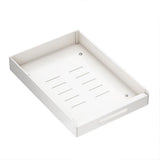 Garvee Küchenschrank Organizer Schublade 35cm Carbonstahl Klebefest Ausziehbar Weiß Für Küche & Bad - Wie gezeigt