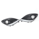 Garvee Vauxhall Corsa D 2011-2014 Kühlergrill Doppelniere ABS Kunststoff Schwarz Glänzend Sportlich Einfacher Einbau
