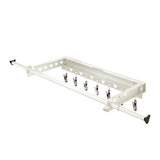 Garvee Wäscheständer Wand Ausziehbar 103.2-151.2cm Weiß, Robuster Wandwäschetrockner Mit 7 Klammern, Platzsparend Für Balkon Und Innenbereich - Wie gezeigt