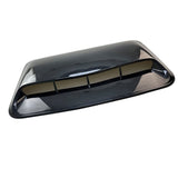 Garvee Universal-Luftauslassabdeckung für die Motorhaube, glänzend Schwarz, Luftstrom-Einlassabdeckung