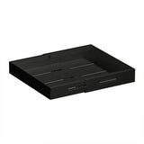 Garvee Schrank-Organizer, 5 cm, ausziehbar, mit Stauraum, mit Schubladen, Metall, Schwarz - Schwarz