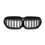 Garvee Auto Frontgrill Doppelstreben Für X1 F48 F49 2020-2022, ABS Kunststoff, Schwarz, Frontstoßstange, Wetterfest, Verbesserte Kühlung