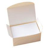 Garvee Kraftpapier Karten Beidseitig Leer Visitenkarten Robust Material Für Schule Büro Zuhause
