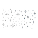 Garvee Acryl Spiegel Stern Wandsticker Selbstklebend Wasserdicht Silber Für Schlafzimmer Und Kindergarten Dekor 82 Stück - Silber