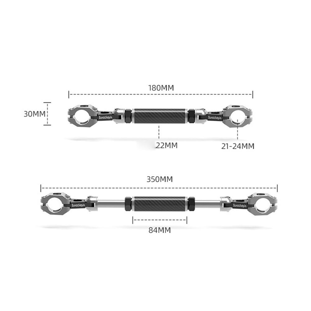 22 mm Motorrad Lenkerverstärkung