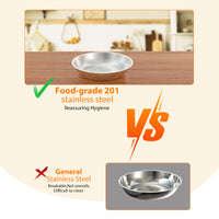 Garvee 6er Set Runde Chafing Dishes 5QT Edelstahl Rose Gold Warmhalteplatten Rundes Design Für Catering Hochzeit Event