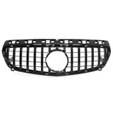 Garvee Panamericana GT Style Kühlergrill für A-Class W176 A45 (2012-2015) Sportliches Wabendesign Schwarz Hochwertiges ABS Ohne Bohren