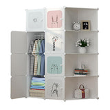Garvee Kinder Kleiderschrank Modular Stapelbar Robust Wasserdicht Schlafzimmer Organizer 14x14x14 Zoll - Wie gezeigt
