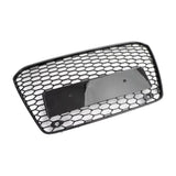 Garvee ABS Auto Frontgrille Honeycomb Mesh Grill für Audi A5 RS5 2013-2015 Hellschwarzer Rahmen