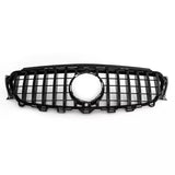 Garvee GT-Kühlergrill für Mercedes E-Klasse W213/C238 2016–2019, Schwarz, ABS, sportliches Design