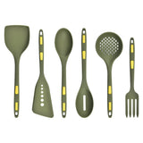 Garvee 6-Teiliges Silikon-Küchenutensilien-Set Mit Edelstahlkern Für Kochen Und Backen, Hitzebeständig, Spülmaschinenfest, Antihaftbeschichtet
